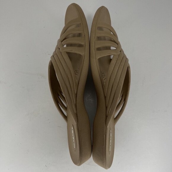 Okabashi Venice Chai Women's Size Large (9.5-10.5) Beige Archfit Slide Sandals - Picture 6 of 9